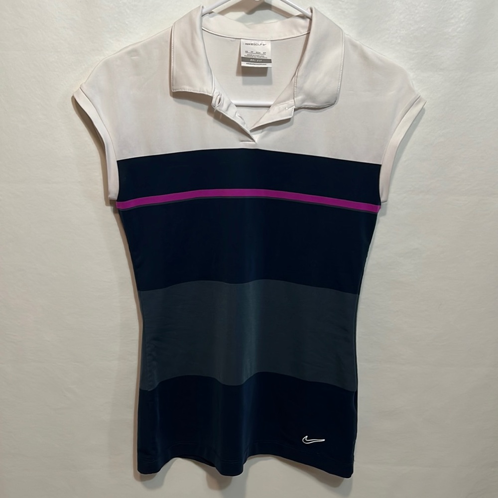 !!3 FOR $25 -- Women’s Dry-Fit Nike Golf Sleeveless Striped Polo Top